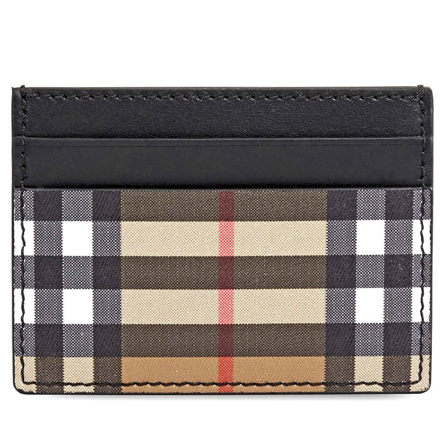 Click to view more detailed imagery on our partner's website Burberry Sandon Classic Card Holder In Black