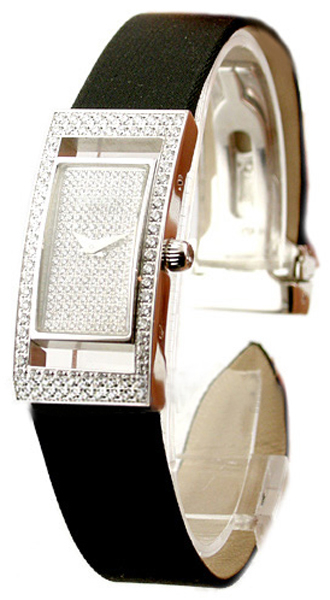 Piaget Rectangle Ladies Diamond Watch Goa25161 In Gold Tone,mother Of Pearl,white