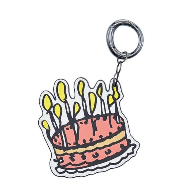 Le Sportsac Gateau Charm In Birthday Cake In Multicolor