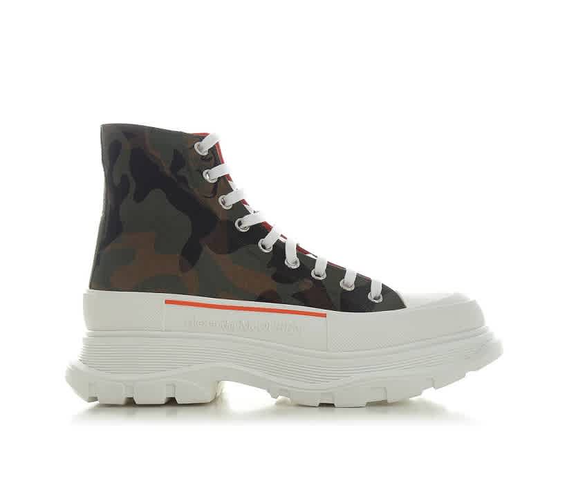 Alexander Mcqueen Mens Tread Slick High-top Sneakers, Brand Size