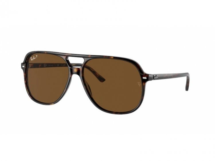 Ray Ban Bill Sunglasses Tortoise Frame Brown Lenses Polarized 60-14 In Brown