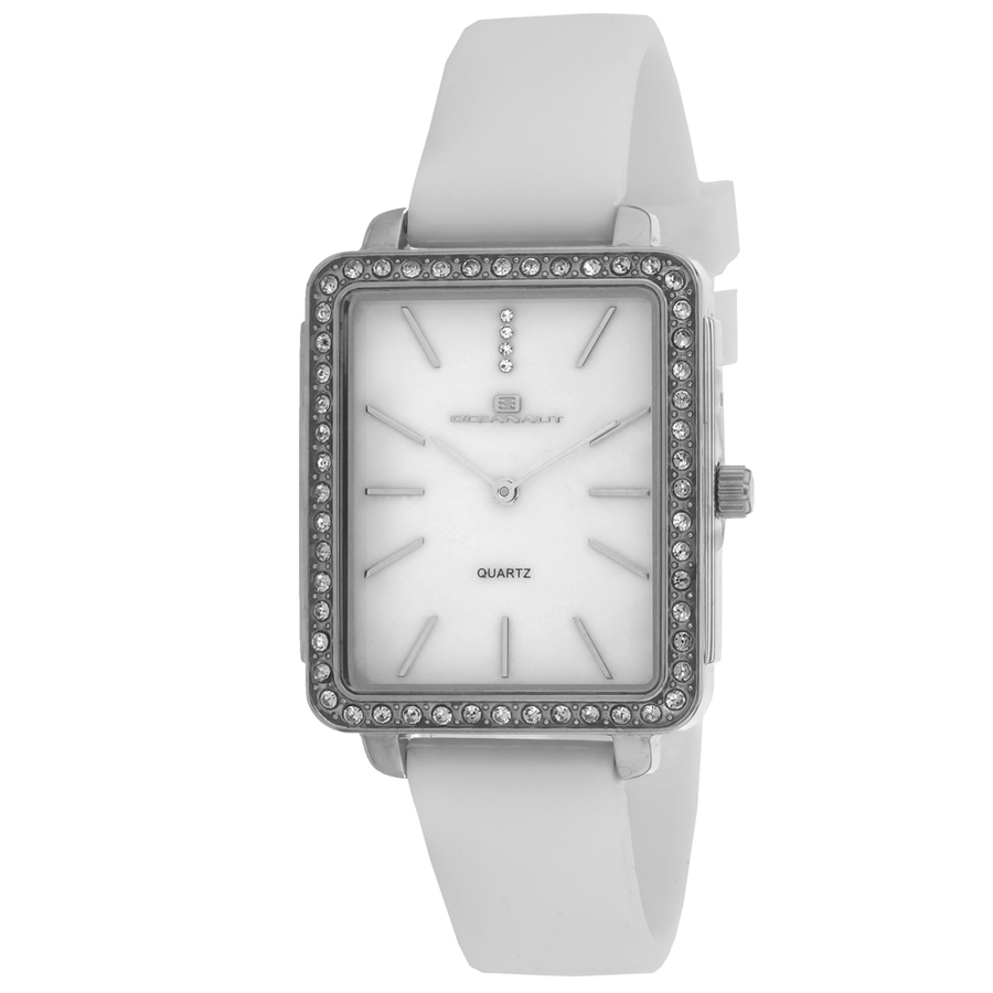 Oceanaut Adorn Quartz White Dial Ladies Watch Oc0272 In White