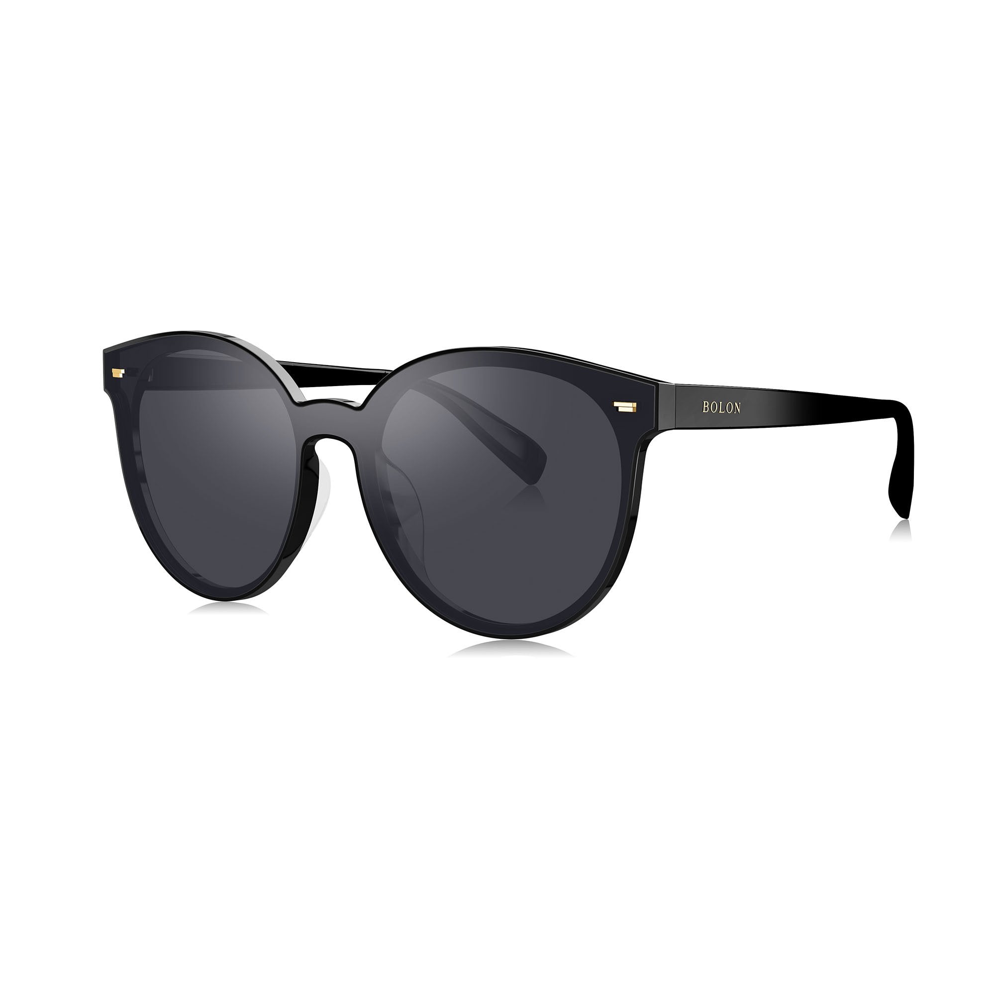 Bolon Vienna Black Round Ladies Sunglasses Bl3030 A10 142 ModeSens