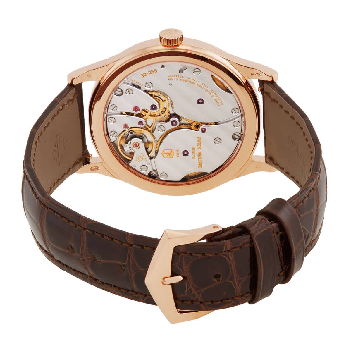 Shop Patek Philippe Calatrava Hand Wind White Dial Men's Watch 6119r-001 In Brown / Gold / Gold Tone / Rose / Rose Gold / Rose Gold Tone / White