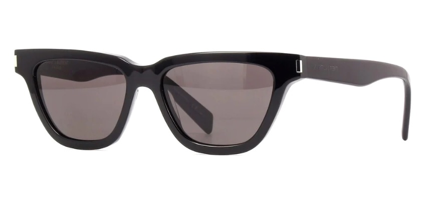 Saint Laurent Sl 462 Sulpice Acetate Sunglasses In Black / Dark / Grey