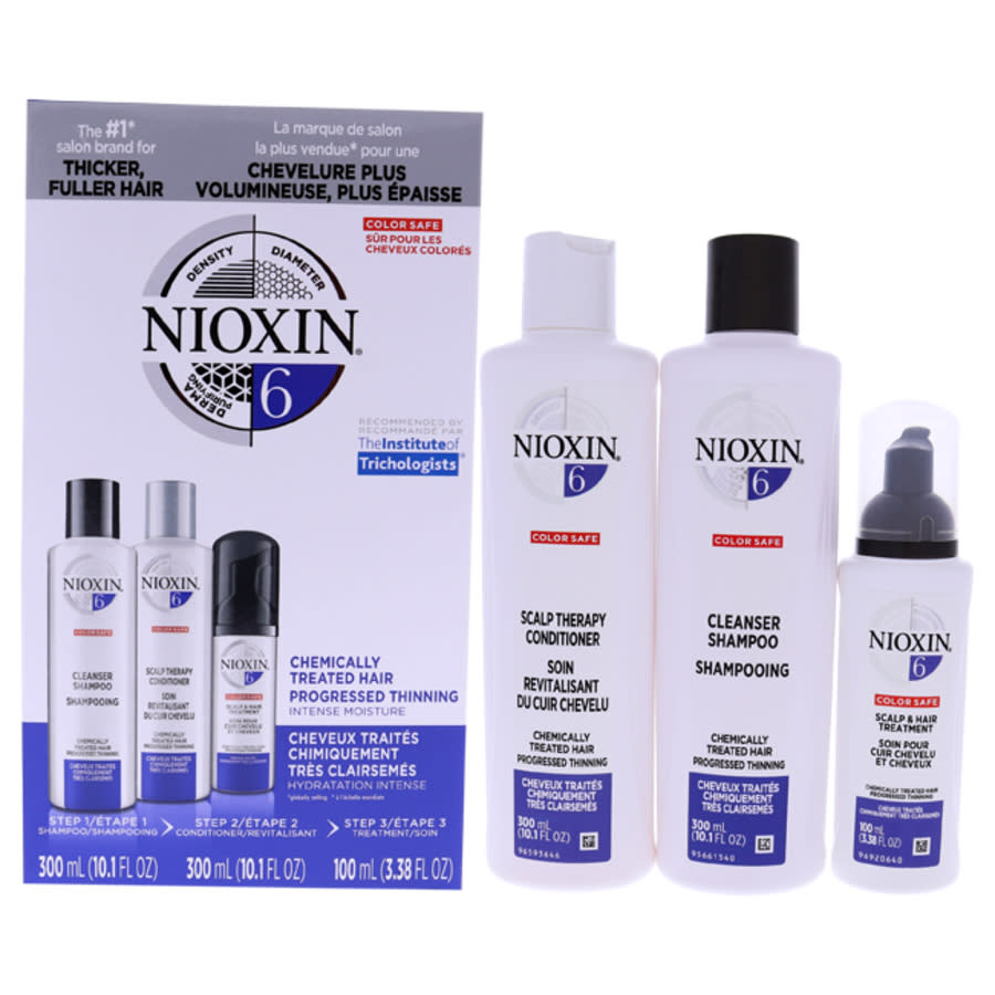 Nioxin System 6 Kit By  For Unisex - 3 Pc Kit 2 X 10.1oz Shampoo And Conditioner In N/a