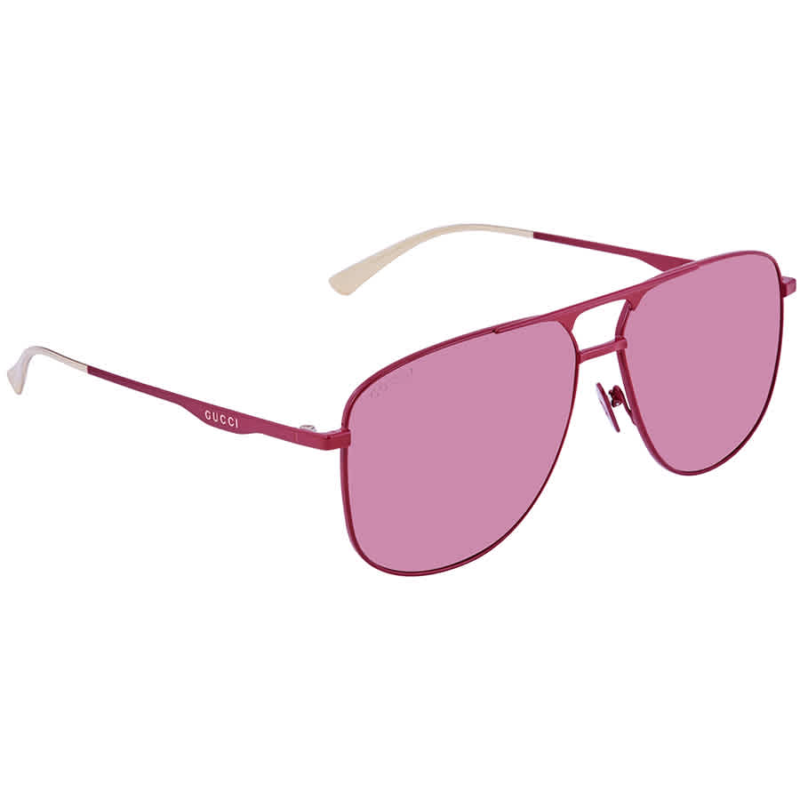 GUCCI AVIATOR MENS SUNGLASSES GG0336S 004 60