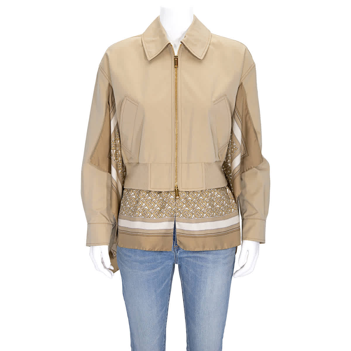 burberry silk jacket