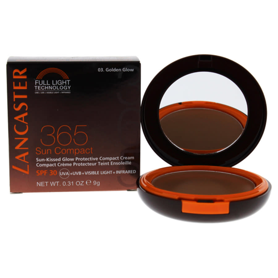 Lancaster 365 Sun Compact Cream Spf 30 - 03 Golden Glow By  For Women - 0.31 oz Makeup In Beige,gold Tone