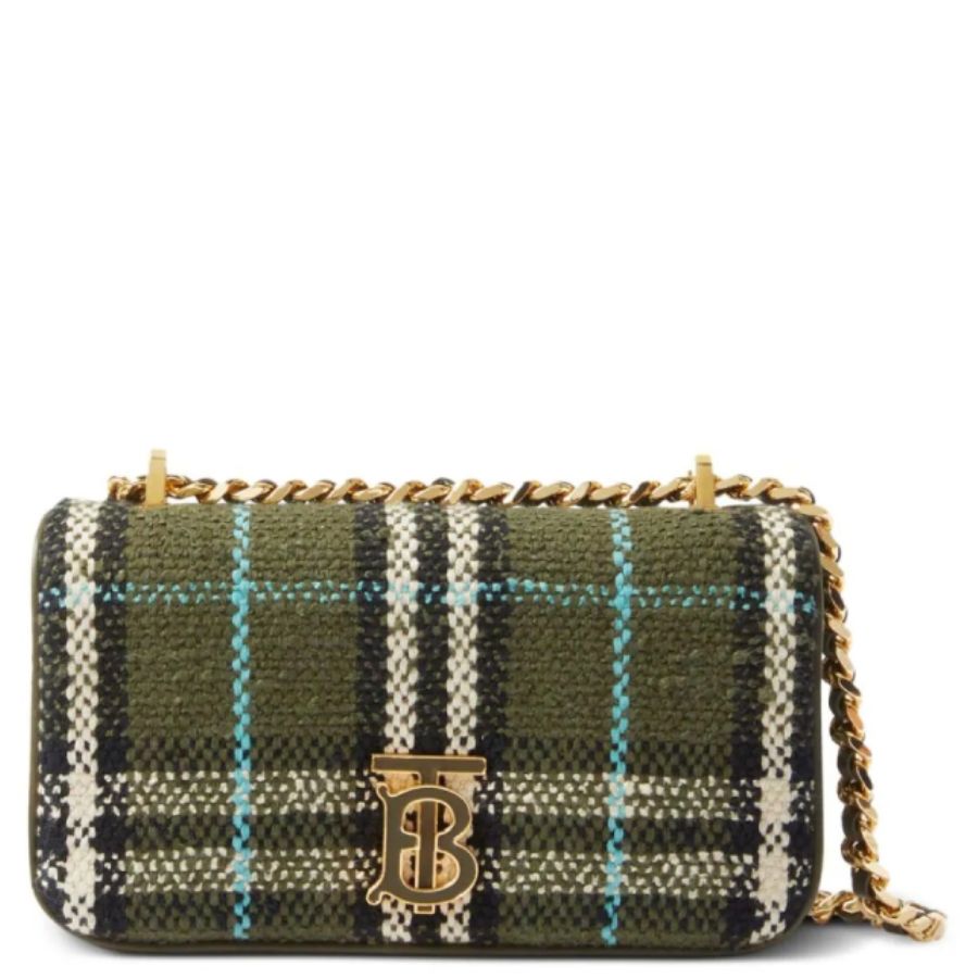 BURBERRY: mini bag for women - Olive