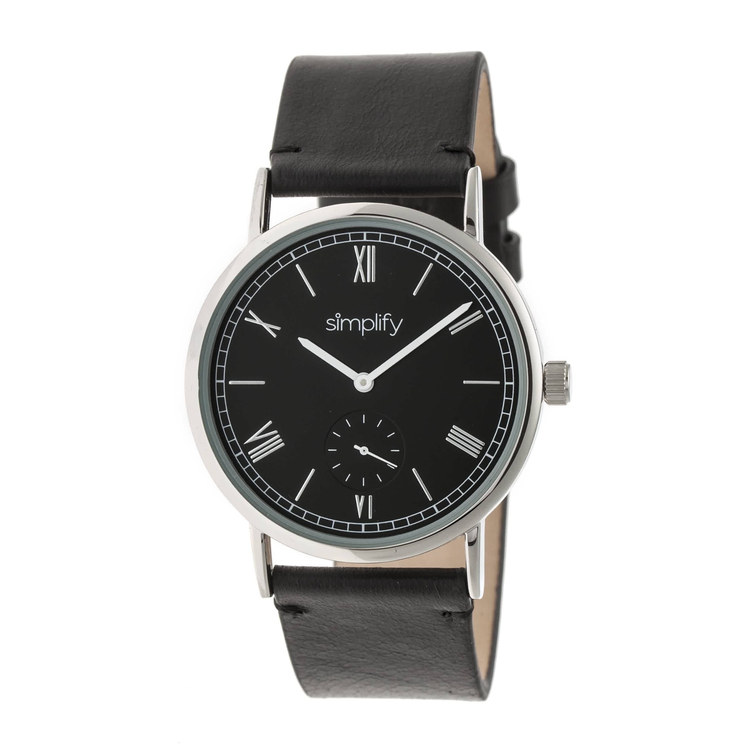 Simplify Unisex The 5100 Watch In Black / Blue