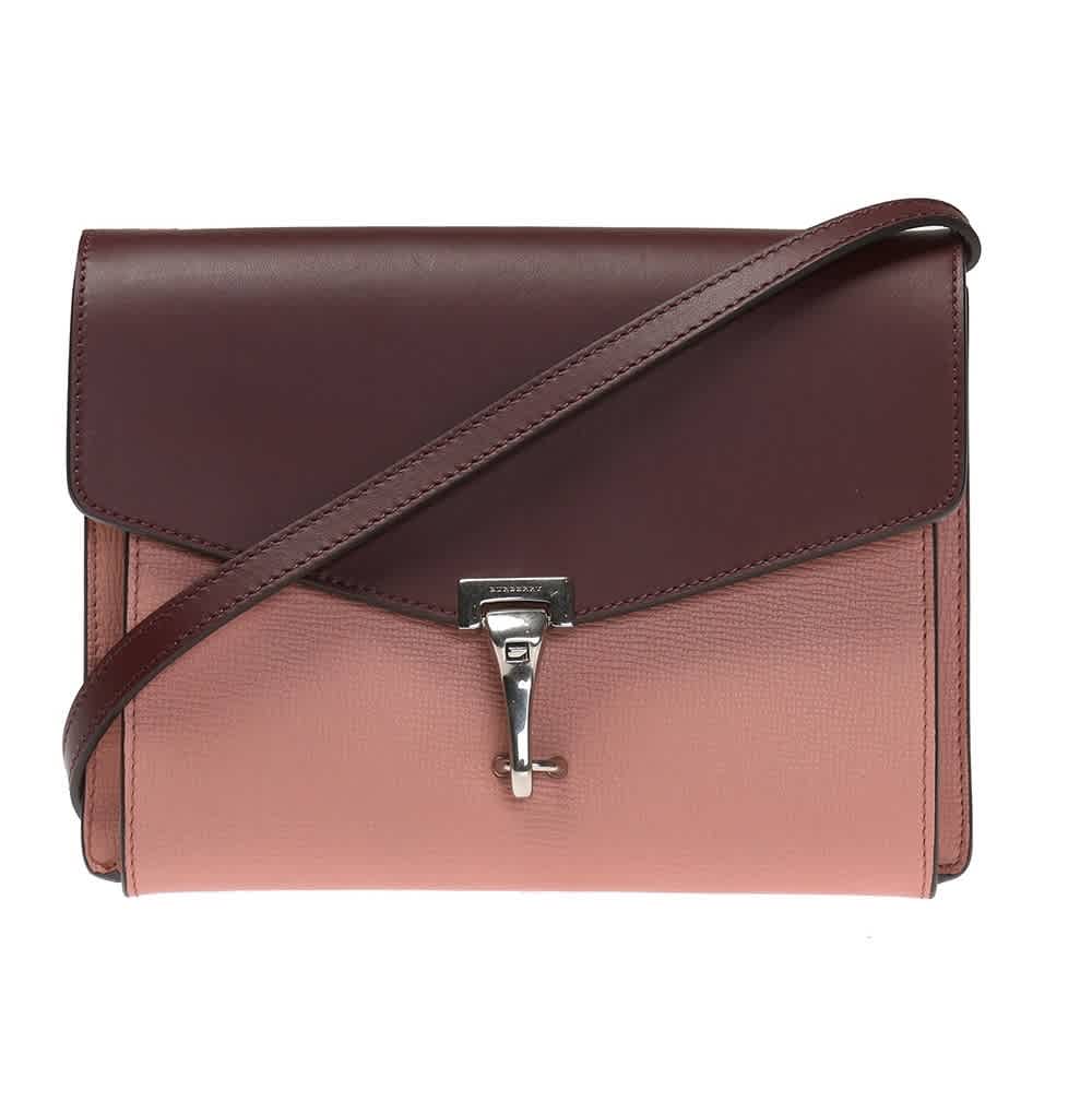 Click to view more detailed imagery on our partner's website Burberry Dusty Rose / Deep Claret Two-tone Crossbody Bag In Pink,two Tone