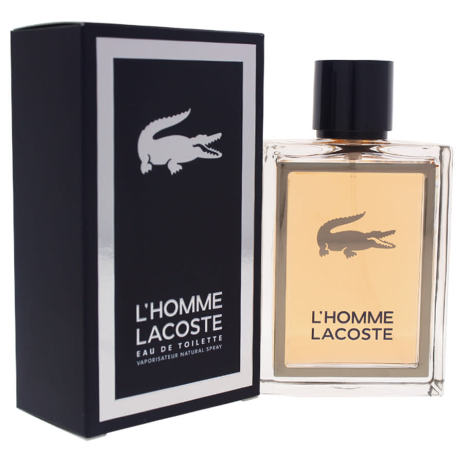 Lacoste Mens Lhomme Edt Spray 3.3 oz (100 Ml) In Black