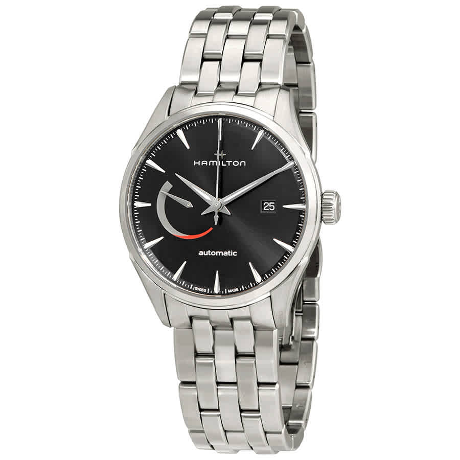 Hamilton Jazzmaster Power Reserve Automatic Mens Watch H32635131 In Black,silver Tone