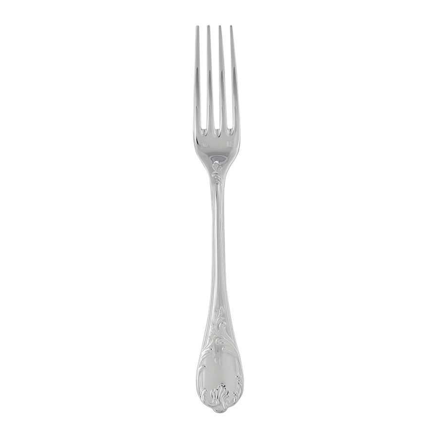 Christofle Silver Plated Marly Dinner Fork 0038-003 In Silver