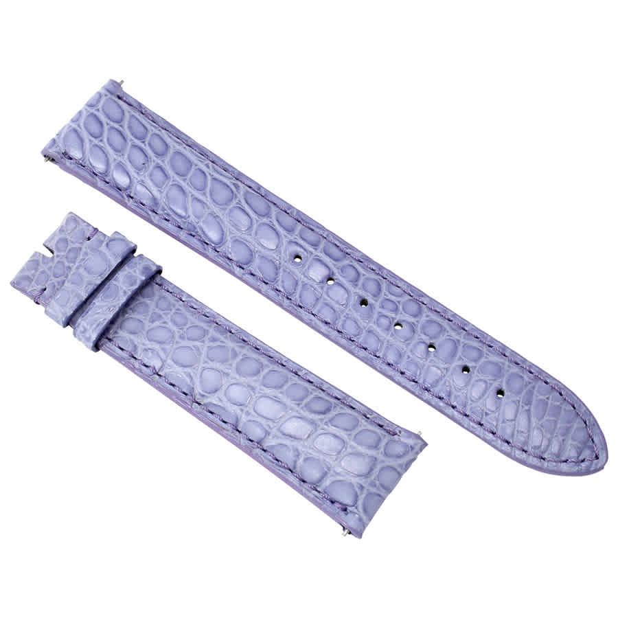 Hadley Roma 21 Mm Light Purple Alligator Leather Strap