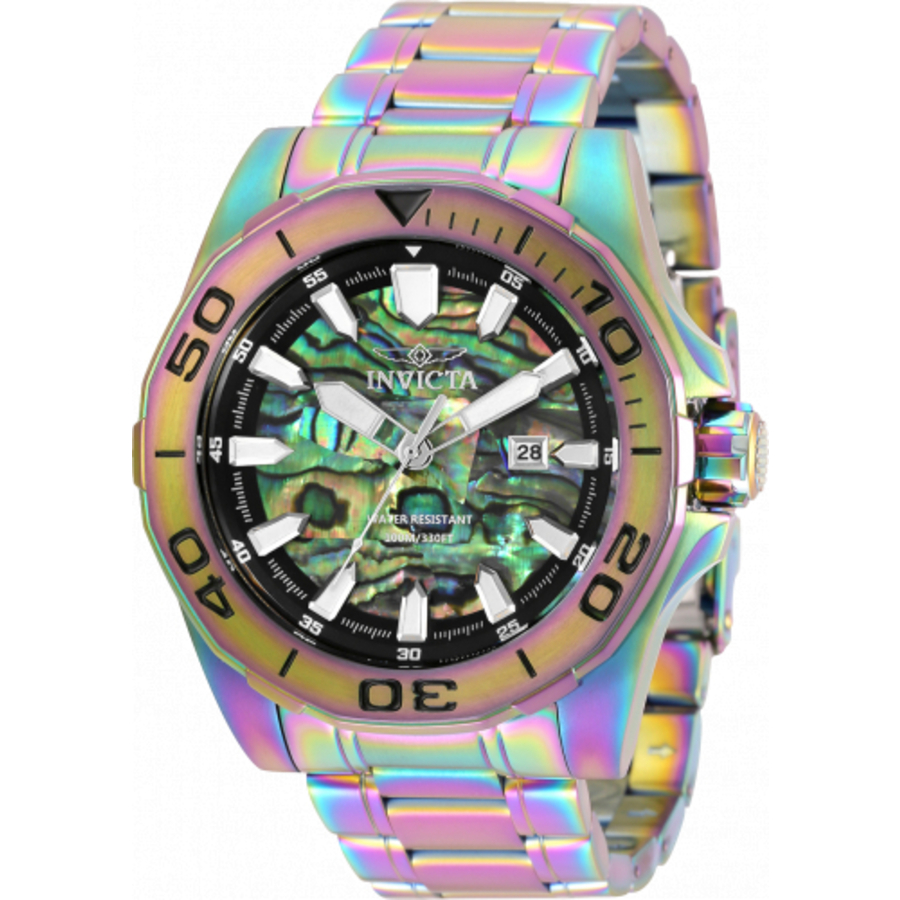 Invicta Pro Diver Quartz White Dial Mens Watch 36276 In Two Tone  / Iridescent / White