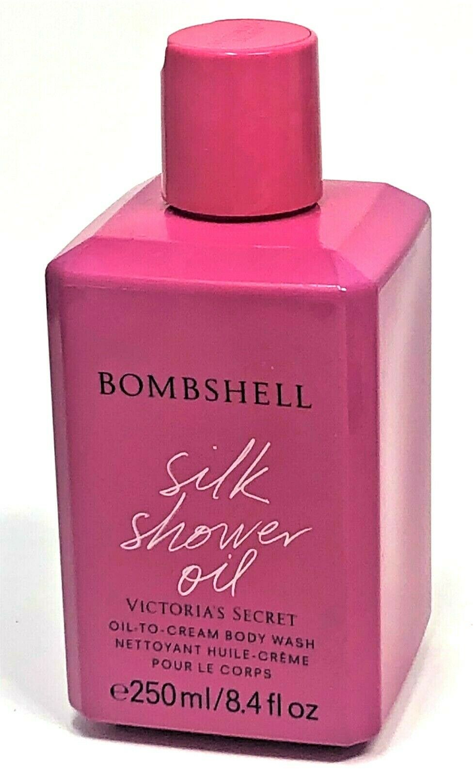 Victoria Secret Ladies Bombshell Silk Shower Oil To Cream Body Wash 8.4 oz Bath & Body 667548715829 In Beige