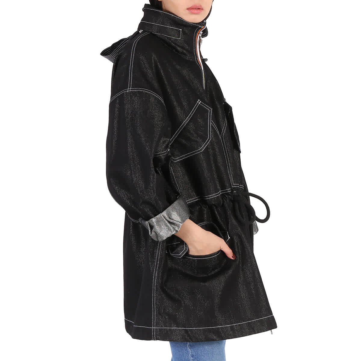 Kway Ladies R And D Kajasa Field Denim Jacket In Denim