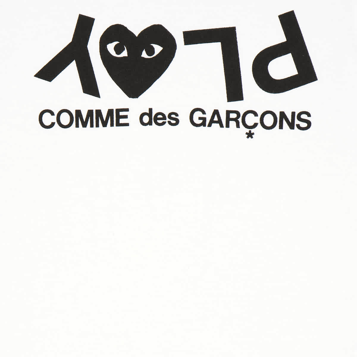 Shop Comme Des Garçons Comme Des Garcons Kids Logo Print Short-sleeve T-shirt In White