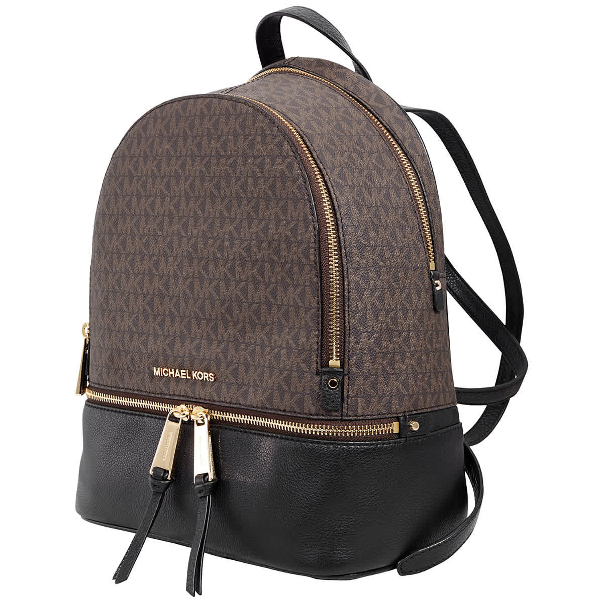 Michael Michael Kors Rhea Medium Logo Leather Backpack