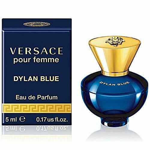 Versace Dylan Blue /  Edp Splash Mini 0.17 oz (5.0 Ml) (w) In Blue / White