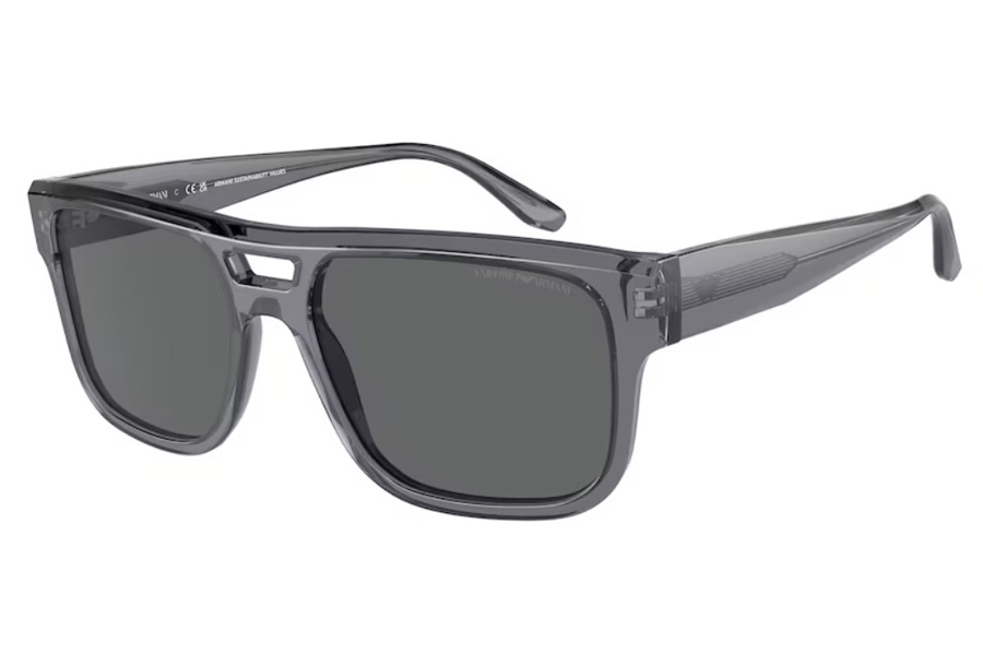 EMPORIO ARMANI EMPORIO ARMANI DARK GREY SQUARE MENS SUNGLASSES EA4197 502987 57