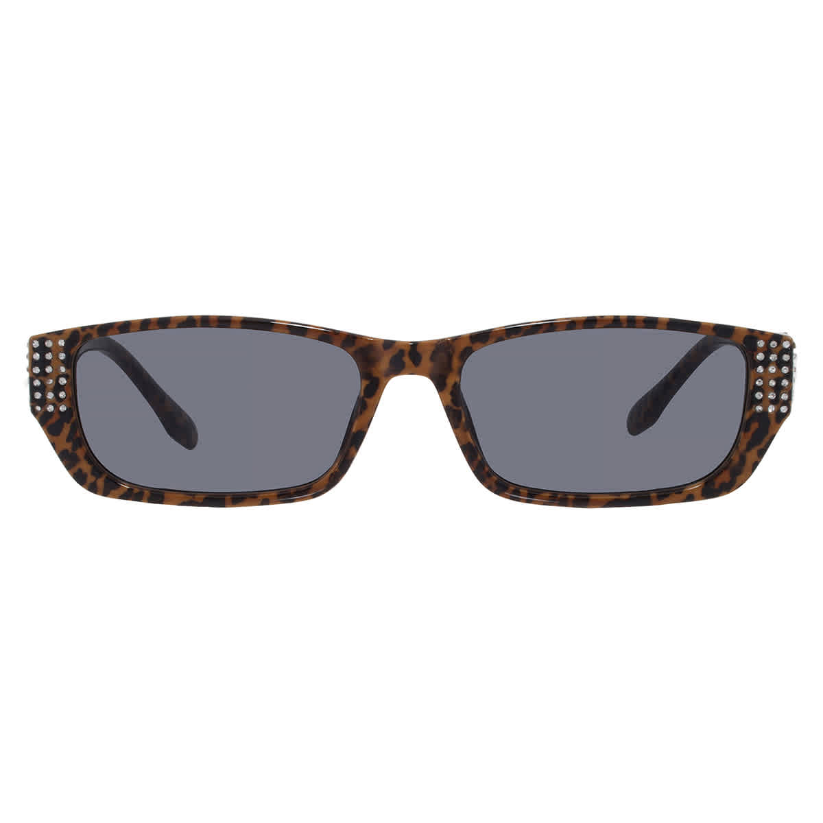 Betsey Johnson Smoke Rectangular Ladies Sunglasses 10269941.CGR LEOSMK