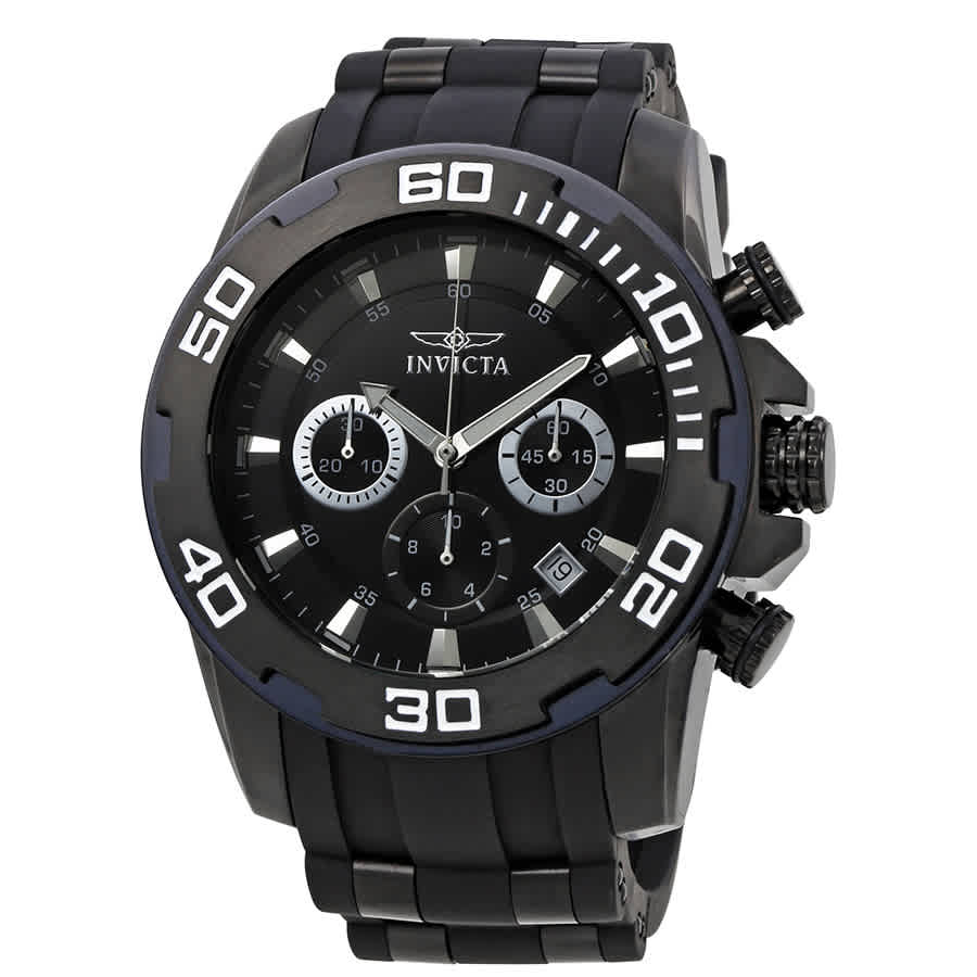 INVICTA PRO DIVER CHRONOGRAPH BLACK DIAL MENS WATCH 22338