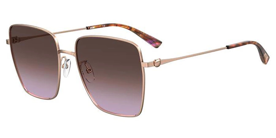 Moschino Pink Gradient Square Ladies Sunglasses Mos072/g/s 
