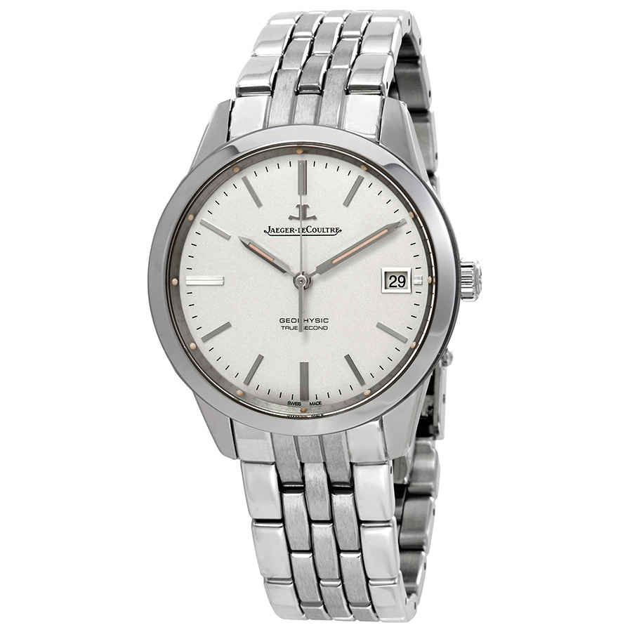 Jaeger-lecoultre Geophysic True Second Automatic Silver Dial Mens Watch Q8018120 In Silver