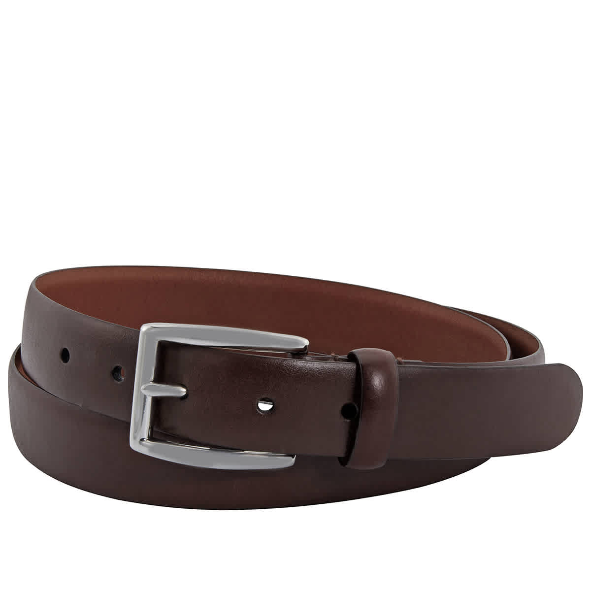 POLO RALPH LAUREN MENS DARK BROWN HARNESS BUCKLE BELT