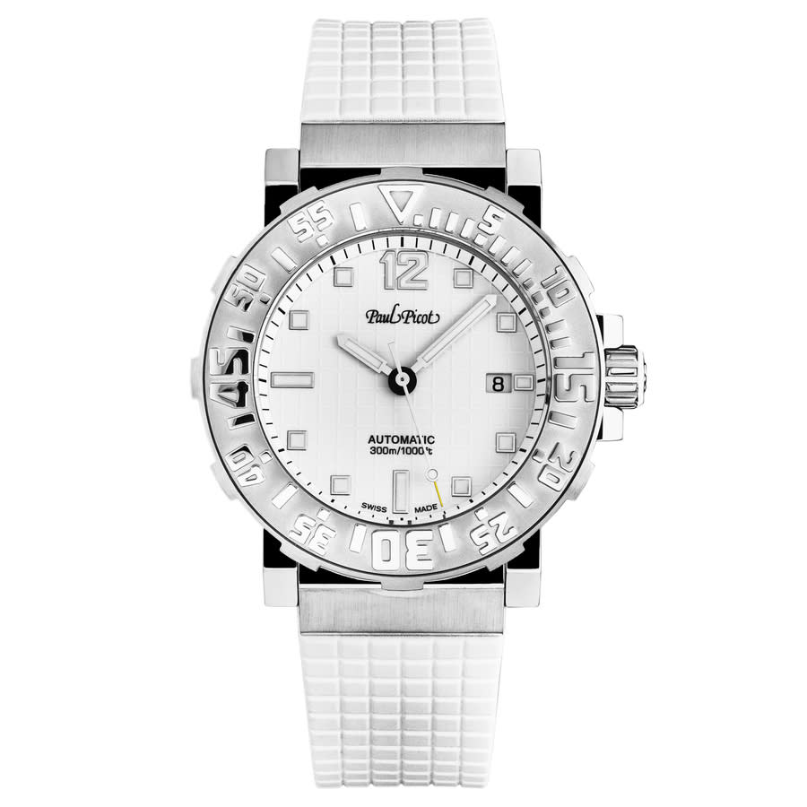Paul Picot C-type Mens Automatic Watch P4118.sgbl.1401 In White