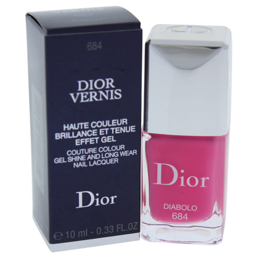 Dior Vernis Couture Colour Gel Shine And Long Wear Nail Lacquer - # 684 Diabolo By Christian  Fo In N,a