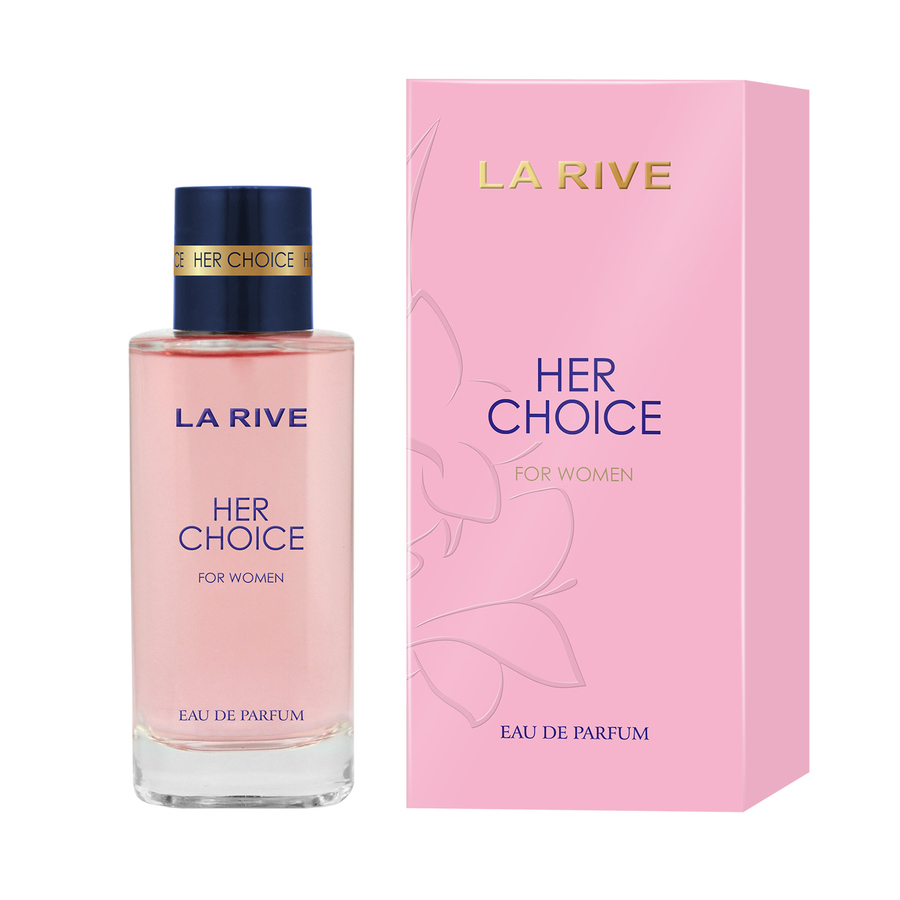 La Rive Ladies Her Choice Edp Spray 3.4 oz Fragrances 5903719640909 In Orange / White