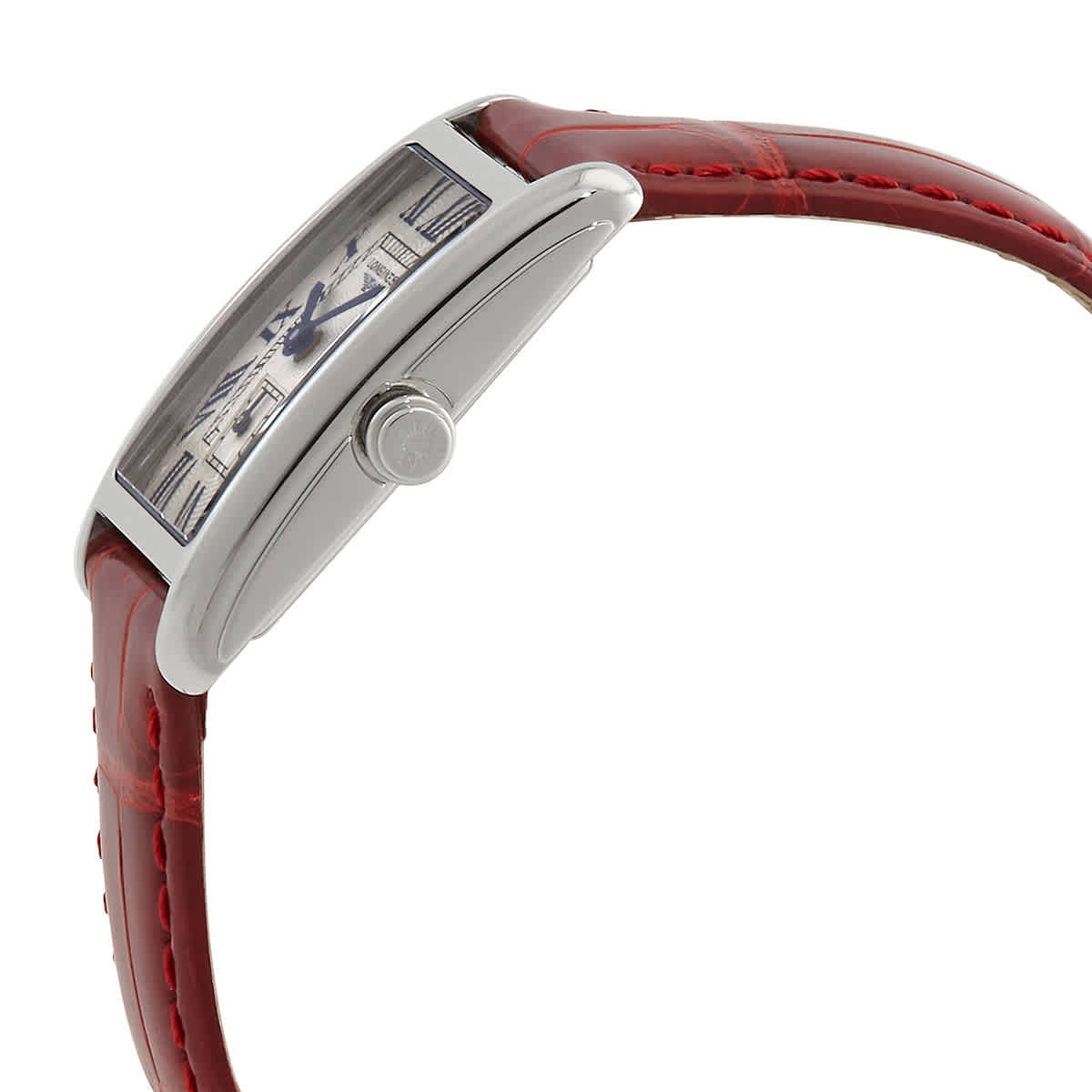 Shop Longines Dolcevita Silver Dial Ladies Watch L5.255.4.71.5 In Red   / Blue / Silver