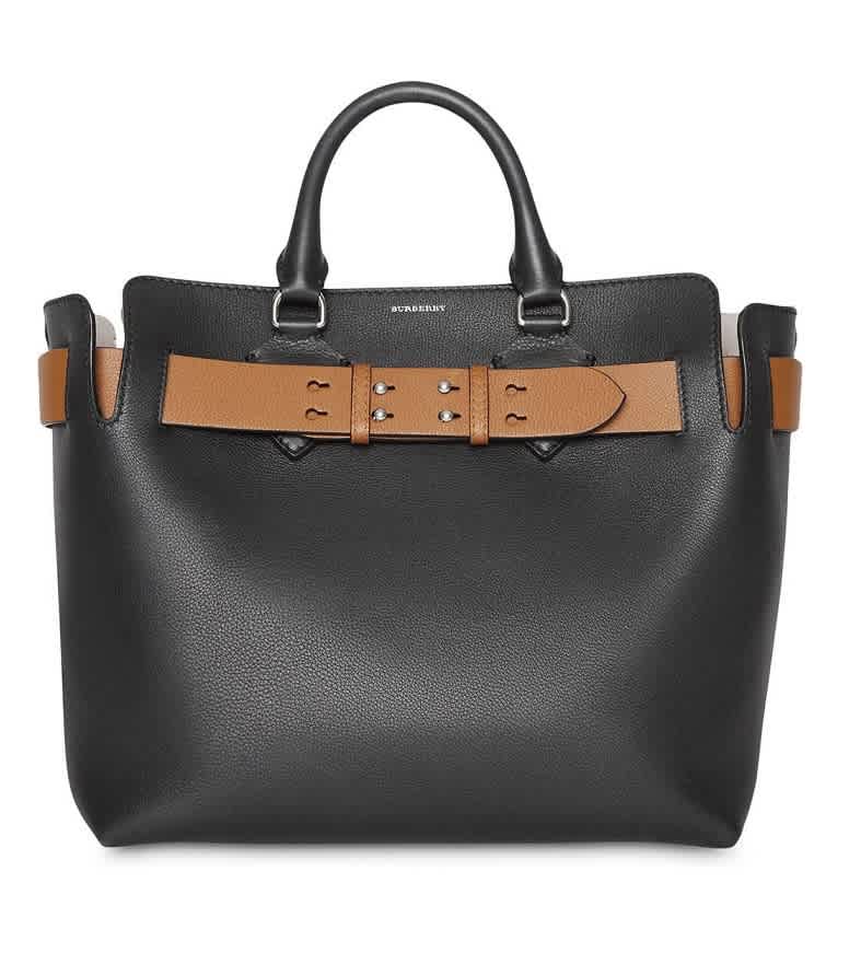 Burberry The Medium Leather Belt Bag In Black