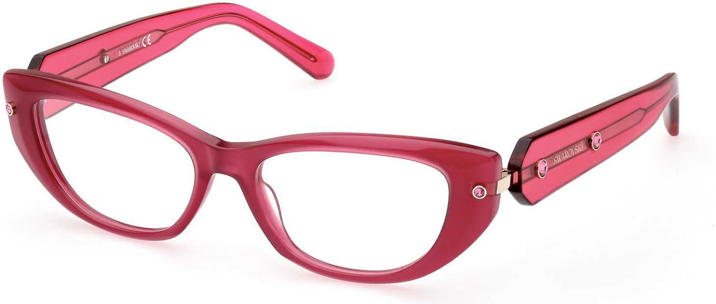 Swarovski Demo Cat Eye Ladies Eyeglasses Sk5476 072 53 In N/a