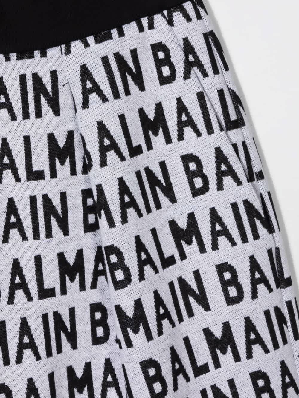 Balmain Kids Graphic-Print Cotton Shorts
