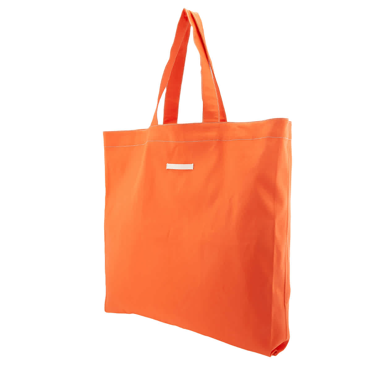 Uniforme Orange Cotton Dropper Tote Bag
