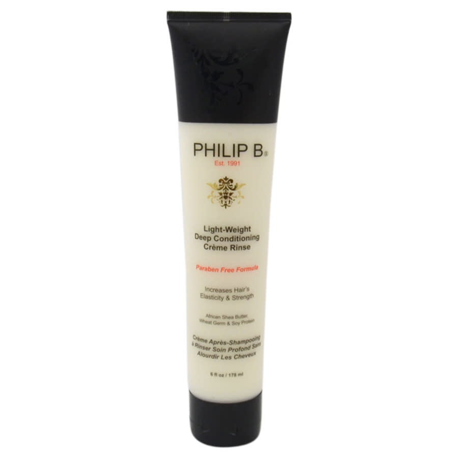 Light-Weight Deep Conditioning Creme Rinse (Paraben-Free) by Philip B for Unisex - 6 oz Conditioner