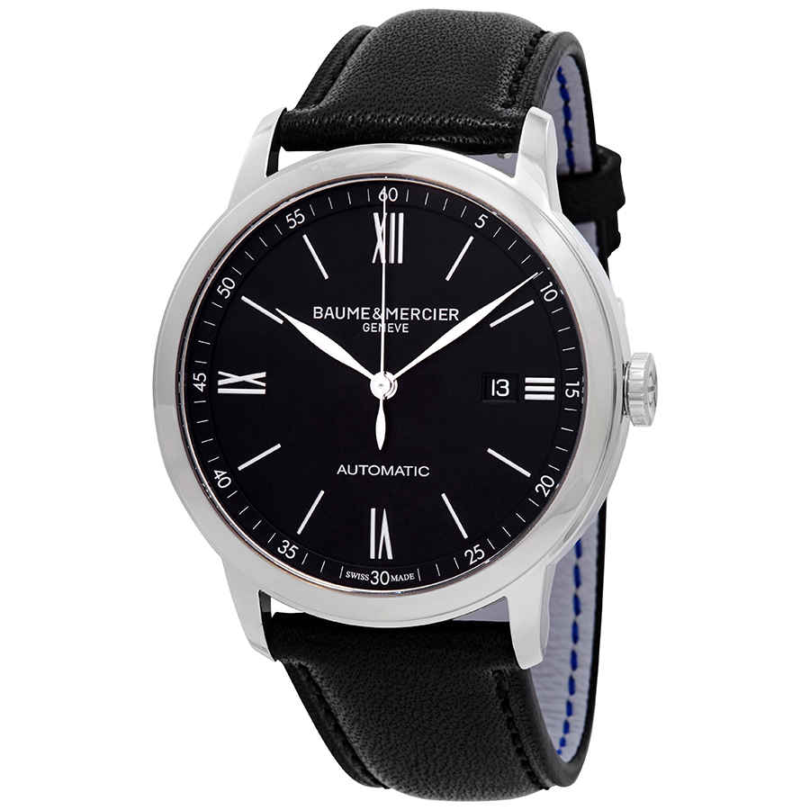Baume Et Mercier Classima Automatic Black Dial Mens Watch 10453 | ModeSens