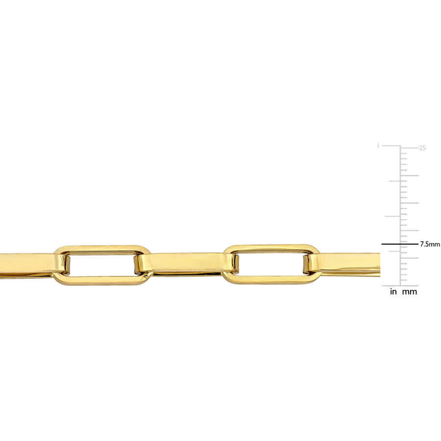 Shop Amour Alternate Station Link Bracelet In 14k Yellow Gold - 8 In.