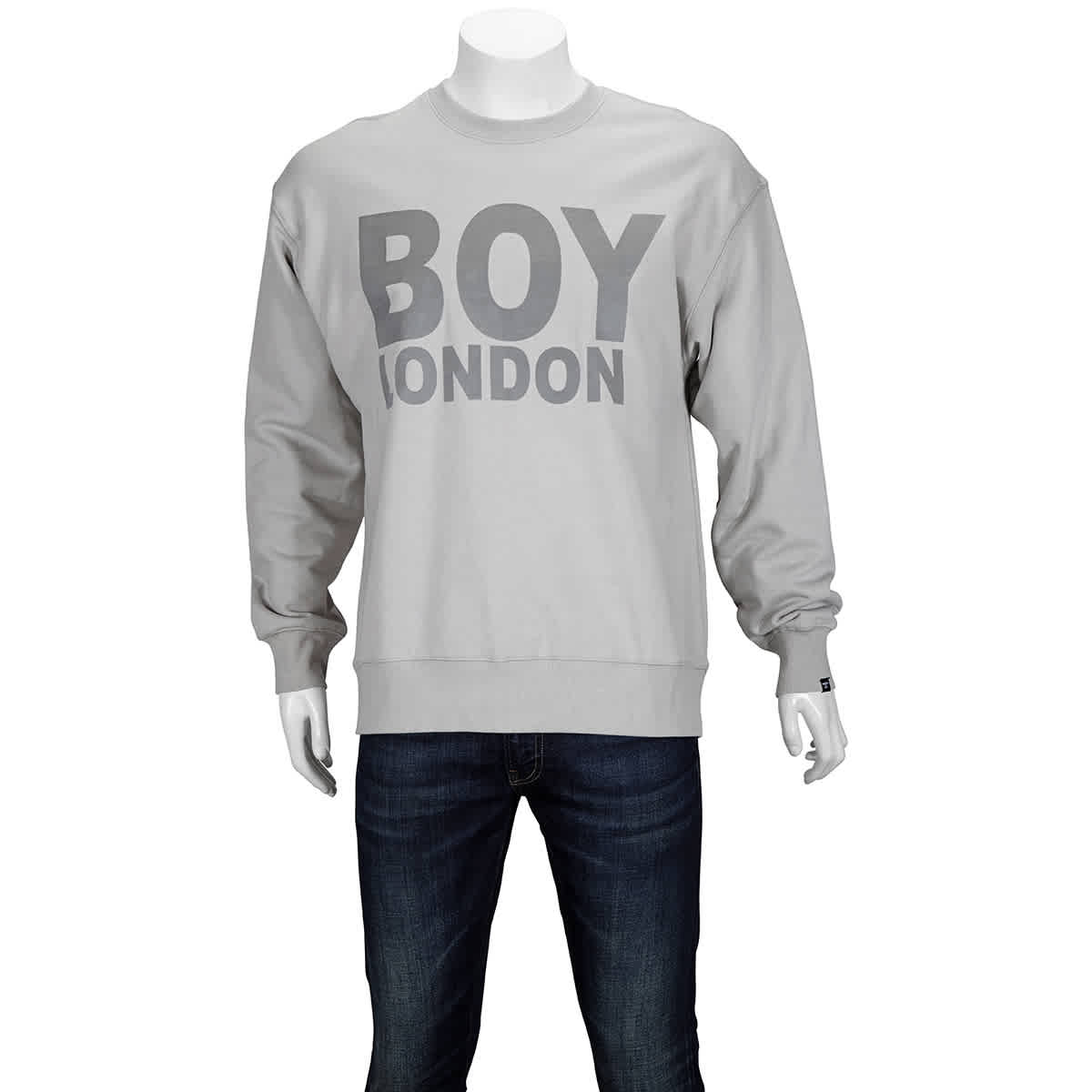 Boy London Light Grey Reflective Sweatshirt