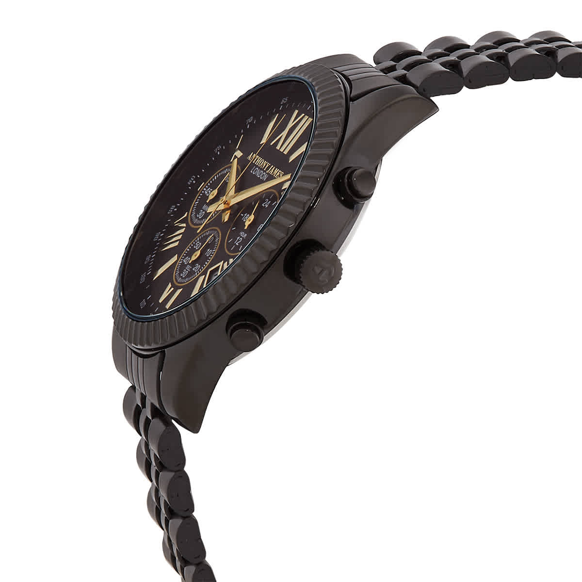 Anthony James Anthony James Chrono Sports Black Dial Mens Watch