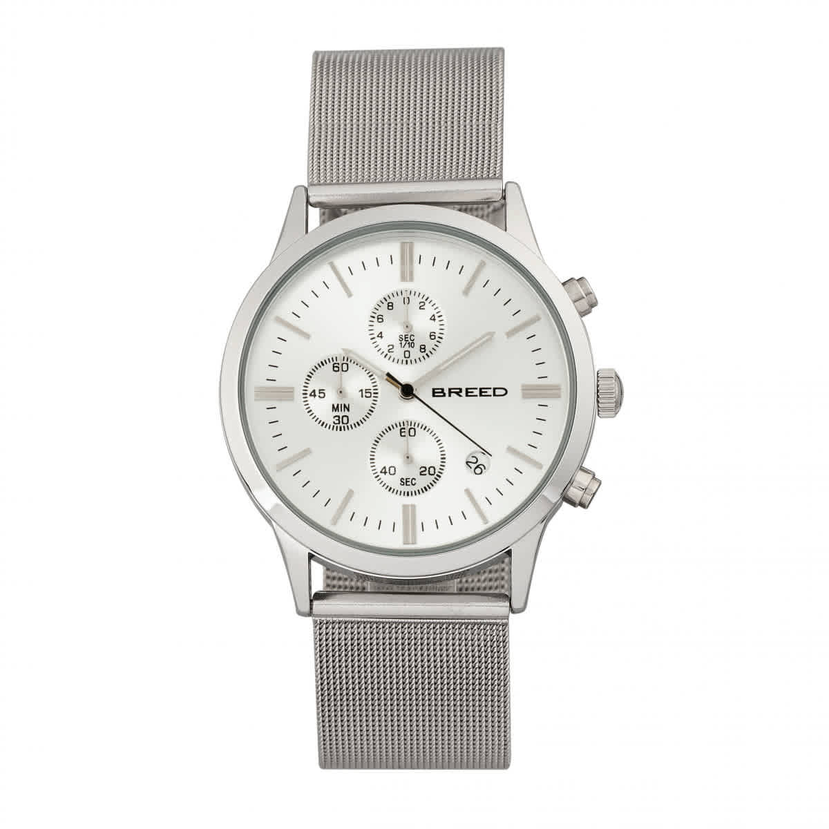 Breed Espinosa Chronograph Silver Dial Mens Watch 7601