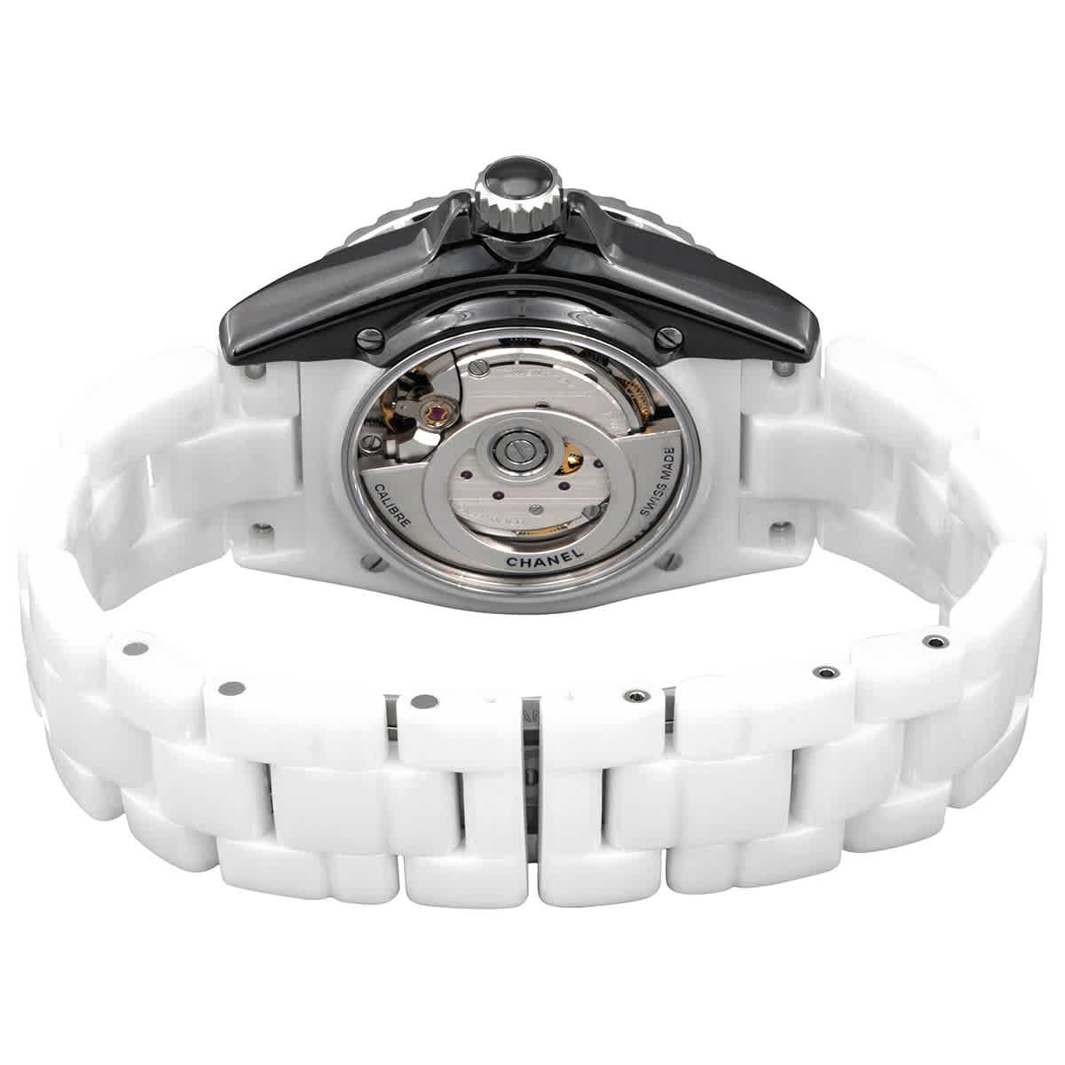 Pre-owned Chanel J12 Paradoxe Automatic White Dial Watch H6515