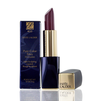 Estée Lauder / Pure Color Envy Hi-lustre Lipstick 432 Plum Bite 0.12 oz In Purple