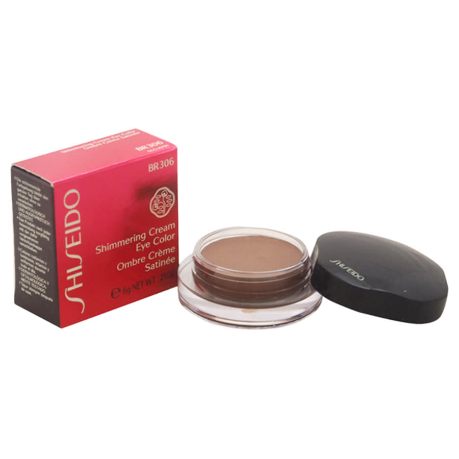 Shiseido Shimmering Cream Eye Color - # Br306 Leather By  For Women - 0.21 oz Eye Color In Beige