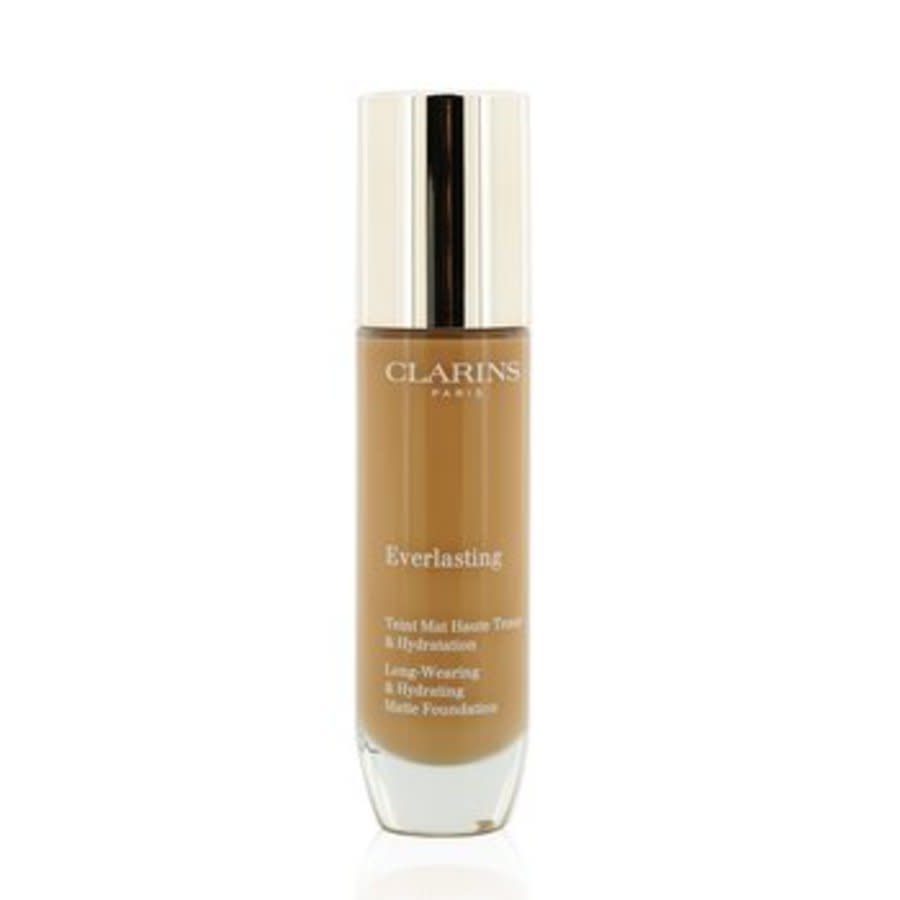 Clarins Ladies Everlasting Long Wearing & Hydrating Matte Foundation 1 oz # 113c Chestnut Makeup 33808104028 In Brown